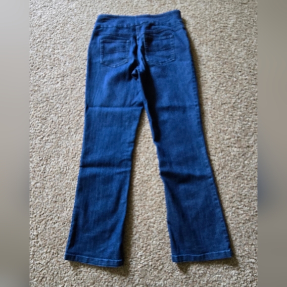 Kim Rogers Dark Blue Pull-on Jeans. 6P - Picture 6 of 8